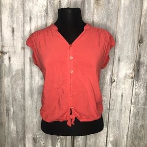 Tie front shirt